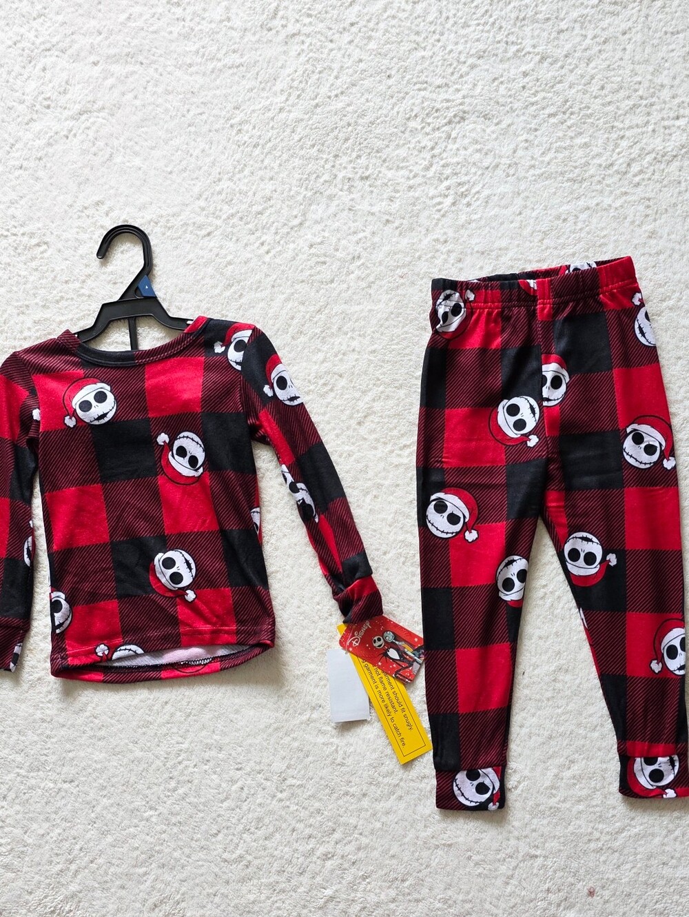 New The Nightmare Before Christmas Boys Long Sleeve Top and Pants Sleep 4t, 6, 8